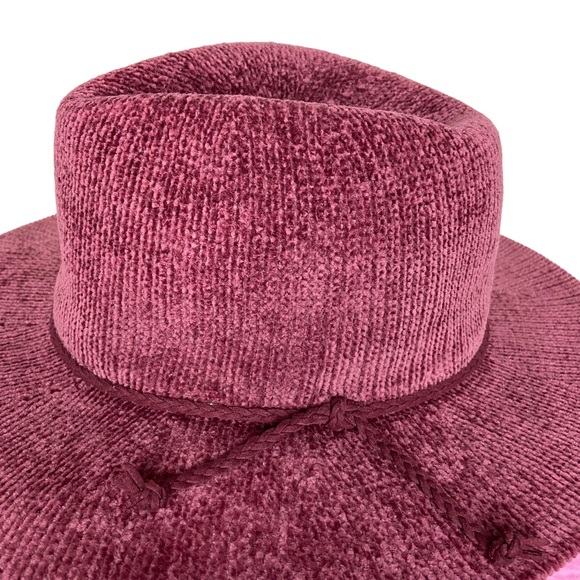 Mini Corduroy Wide Brim Pink Mauve Ladies Fall Corduroy Hat main image 12